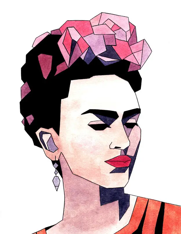 Frida Kahlo by Lydia Clites.