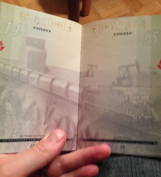 New Canadian Passport 14