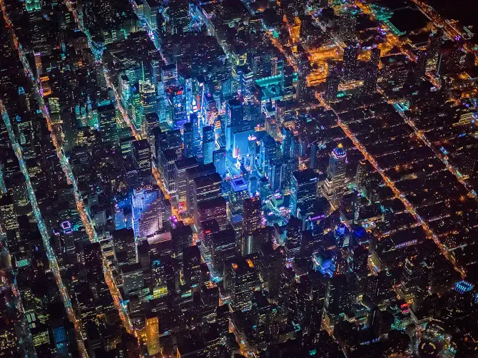 The Most Beautiful Aerial Shots Of New York City Night Over Nyc