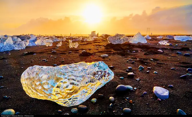 Jokulsarlon Beach