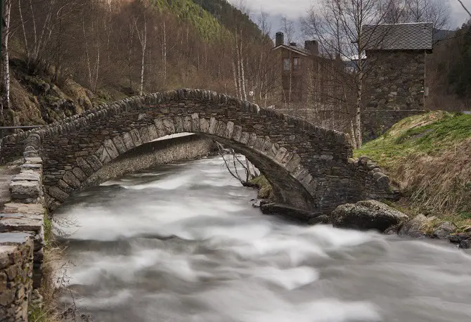 The Romanesque Bridge of Ordino