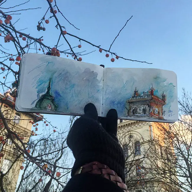 Travel and Sketch