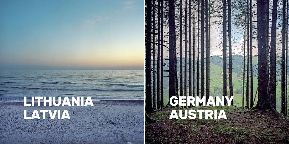 What Peaceful Borders Between European Countries Look Like Lazy Penguins