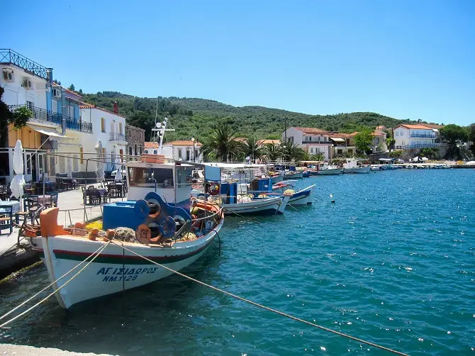 Skala Eresou Harbour