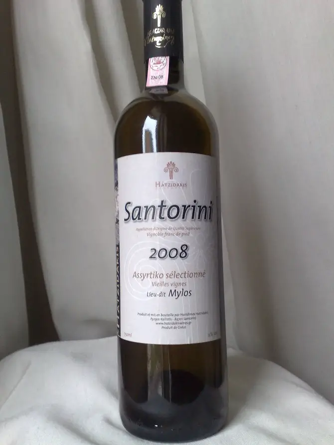 Assyrtiko selectionne Mylos - Santorini 2008, Hadjidakis