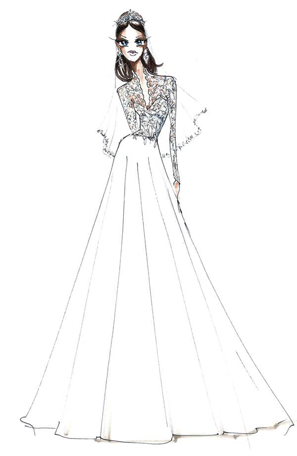 Designing beautiful designer wedding dresses