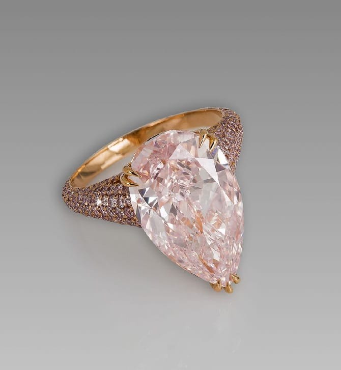 Argyle Jeweller's Pink Pear-Cut Ring