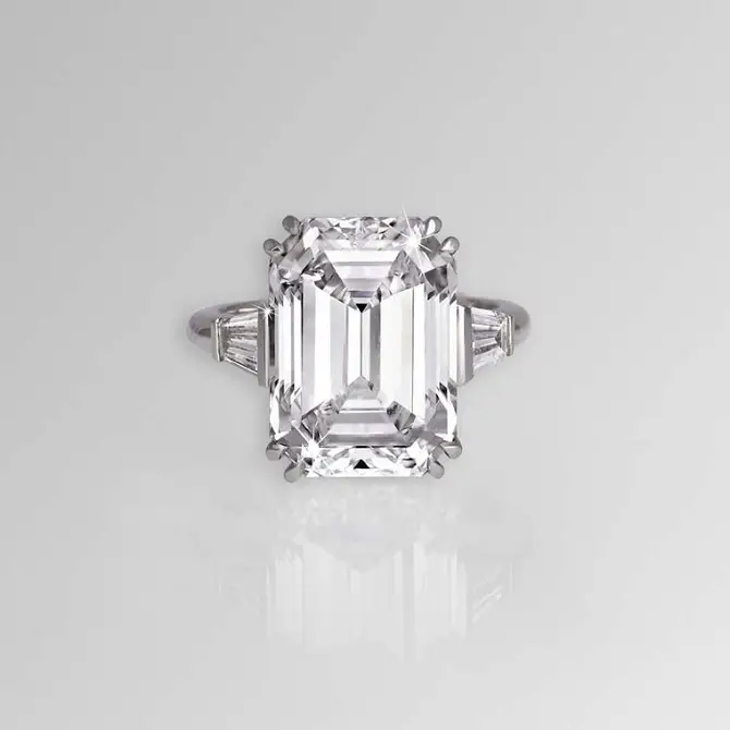 Graff Emerald-Cut Diamond Ring