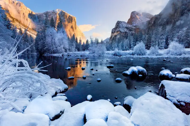 Winter Season in Yosemite National Park
