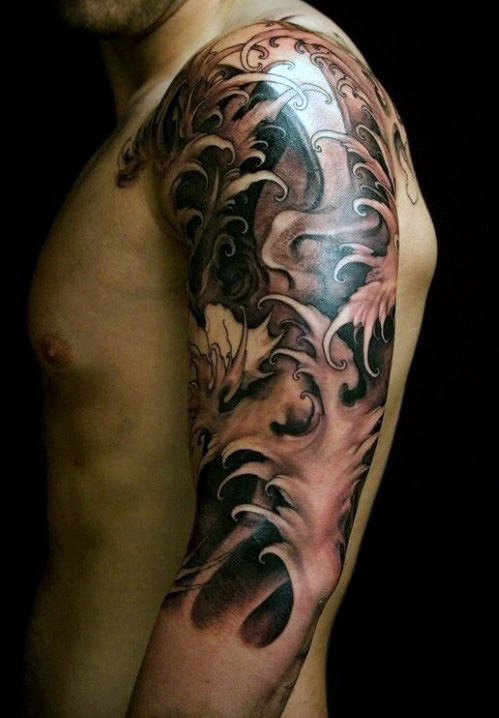 sleeve tattoo black men