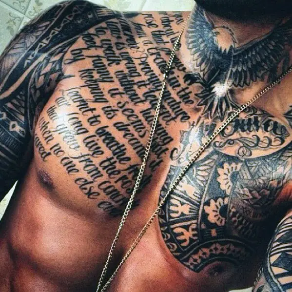 the game chest tattoos