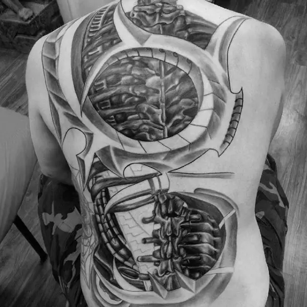 gentleman-with-3d-spinal-cord-back-tattoo-design