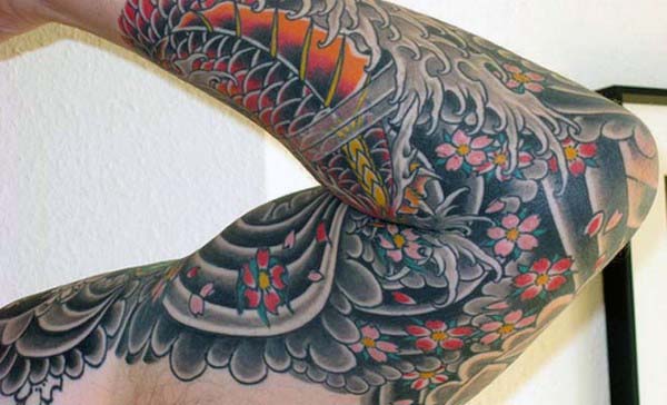 masculine-mens-flower-arm-tattoo-ideas