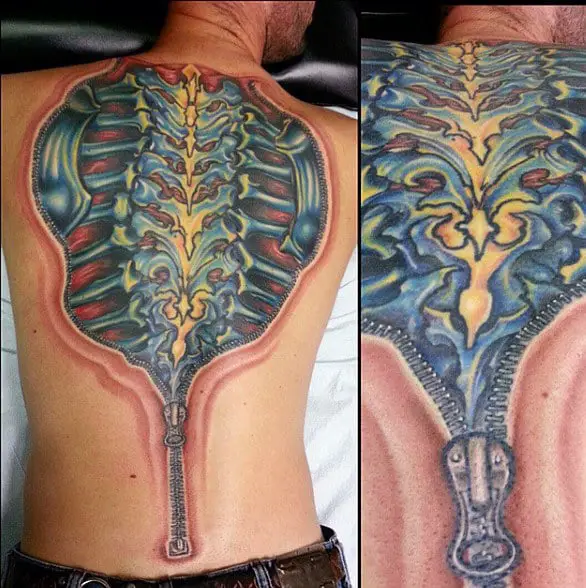 mens-exposed-spine-back-tattoo-with-zipper-design-3d