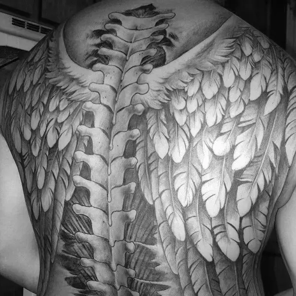 spinal-cord-with-angle-wings-mens-full-back-tattoo