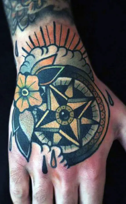 hand-mens-traditional-nautical-star-tattoo