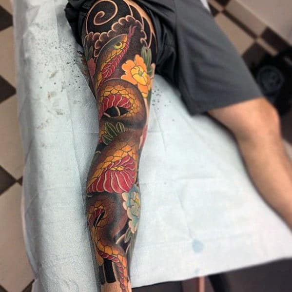 back-of-leg-tattoos