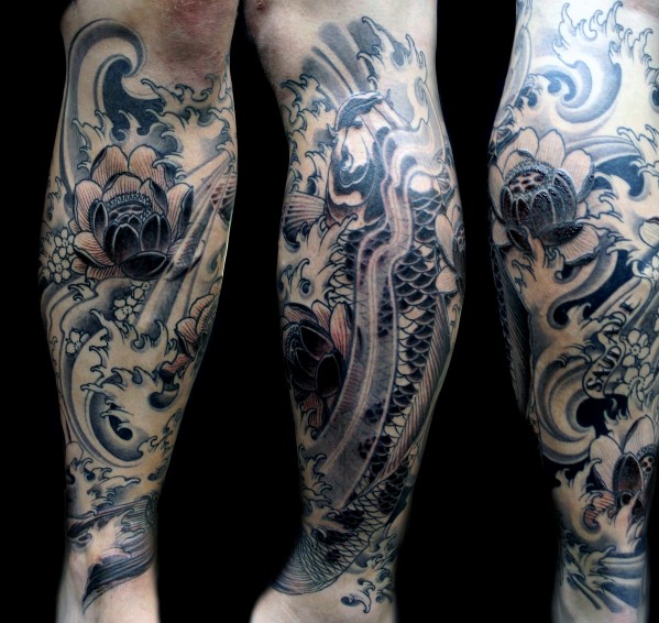 mens-japanese-leg-tattoo-designs