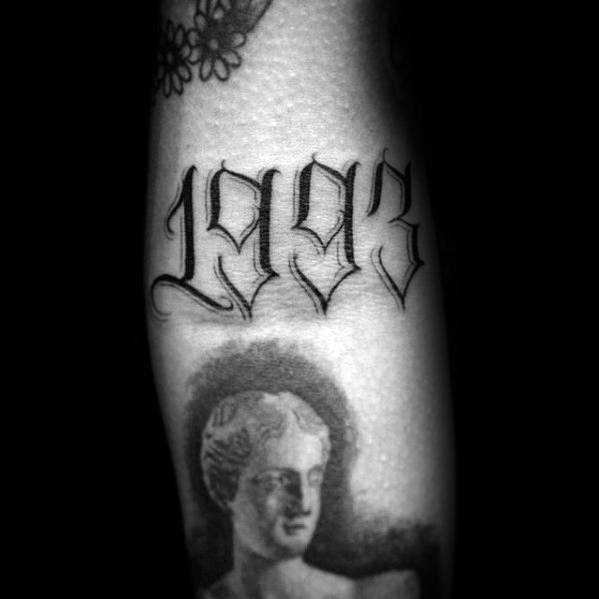 1993-numbers-small-unique-mens-inner-forearm-tattoos