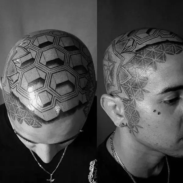 Top 70 Head Tattoos For Men