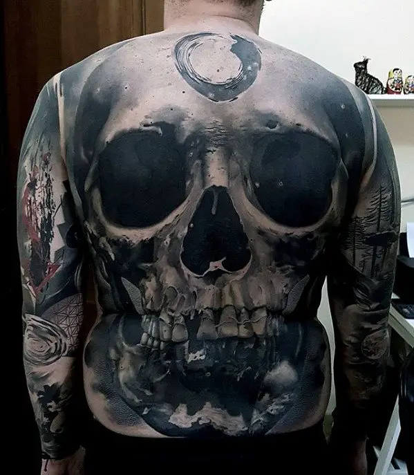 Full Back Tattoo Archives  Skullspiration