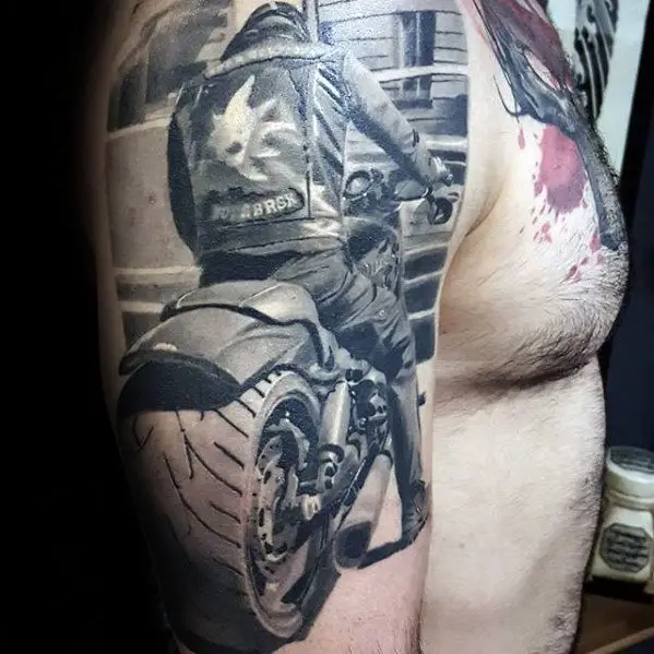 arm-3d-motorcycle-rider-hyper-realistic-mens-tattoo