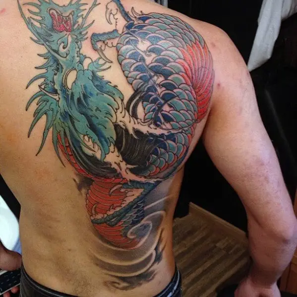 badass-dragon-half-back-tattoos-for-guys