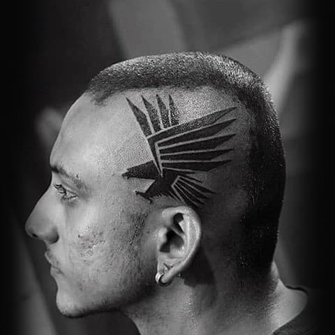 falcon-tribal-male-black-ink-tattoo-design-on-head