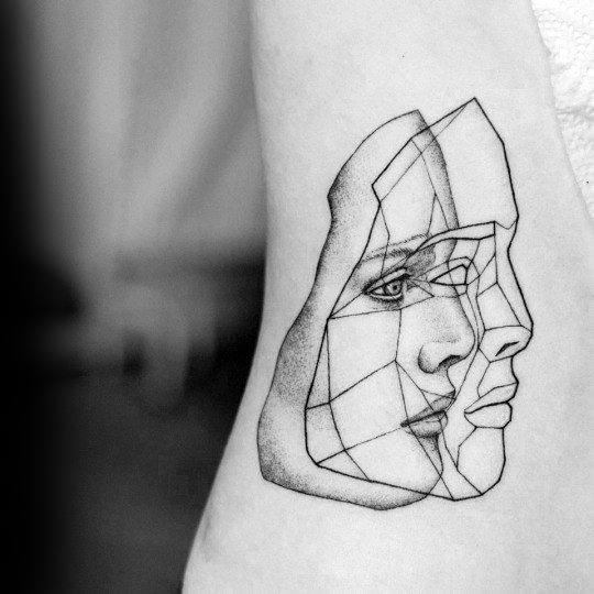 geometric-face-abstract-guys-small-unique-chest-tattoos