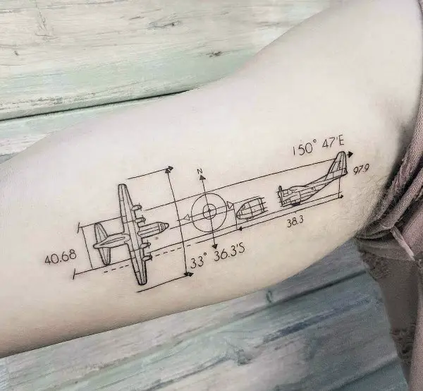mens-coordinates-tattoo-designs