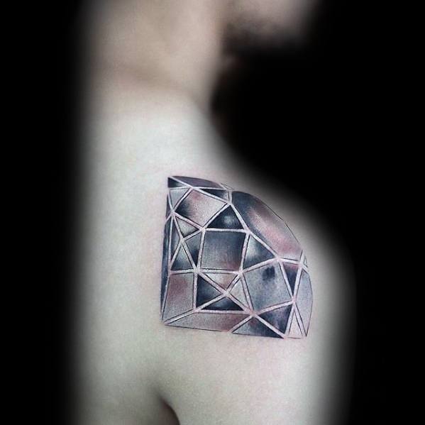 mens-small-unique-shoulder-diamond-3d-tattoo-designs