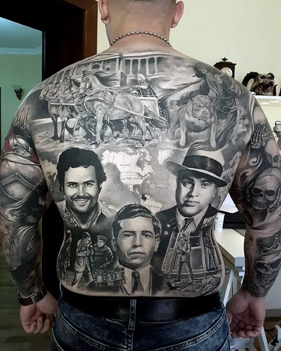 55 Awesome Back Tattoos for Men Youll Want to Ink 2023  InkMatch