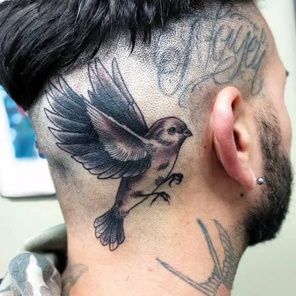 100 Kopf Tattoos für Männer  Masculine Ink DesignIdeen  Head tattoos  Tattoos for guys Bald head tattoo