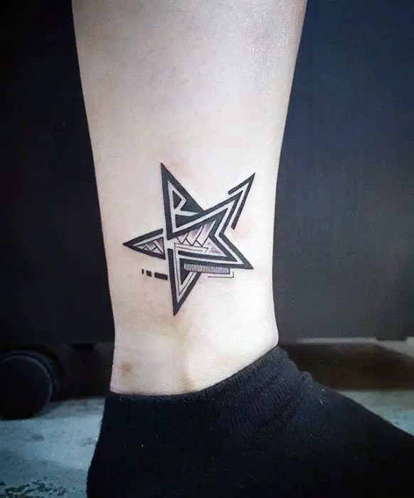 lower-leg-simple-star-tribal-tattoo-ideas-for-men