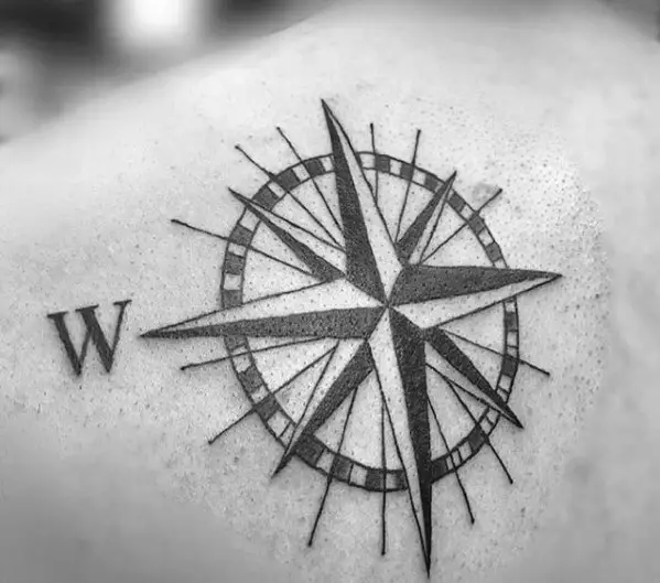 nautical-star-male-simple-back-of-shoulder-tattoo-designs