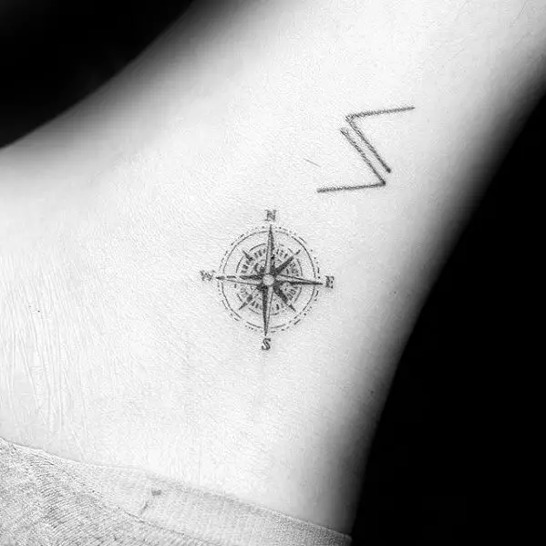 tiny-small-detailed-simple-star-mens-lower-leg-ankle-tattoo