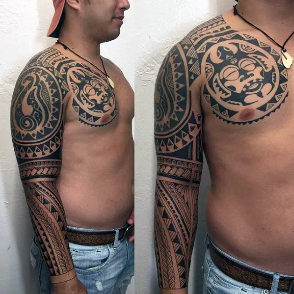badass-tribal-sleeve-hawaiian-tattoos-male