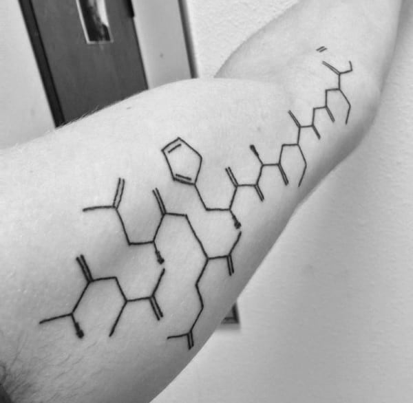 inner-arm-male-tattoo-of-chemistry-structure