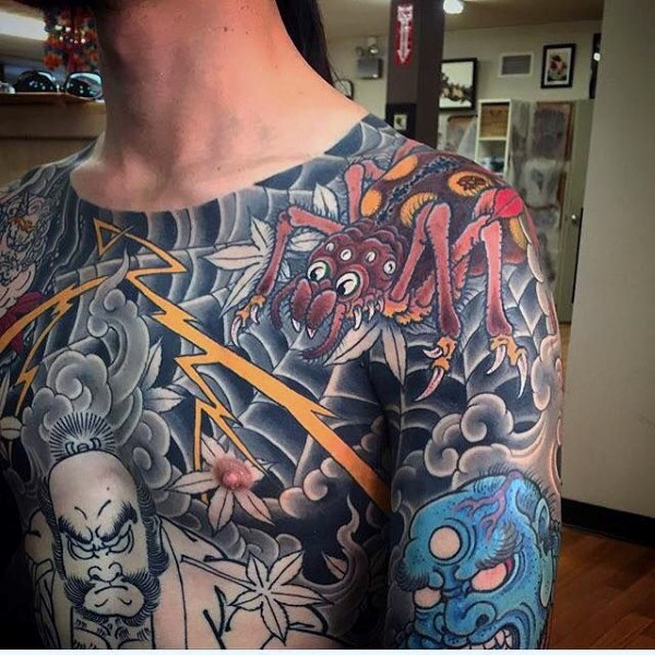 japanese-style-tattos-for-men-on-chest
