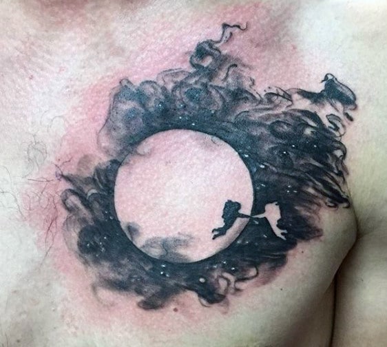 male-smoke-design-tattoos-on-chest