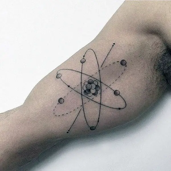 simple-chemistry-bicep-tattoos-for-men