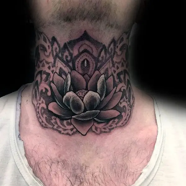 blooming-lotus-tattoo-male-neck-dotwork