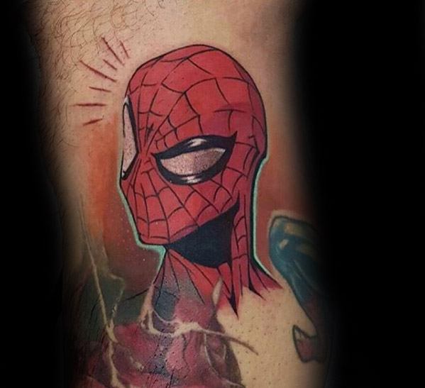 cartoon-spiderman-tattoo-design-ideas-for-males