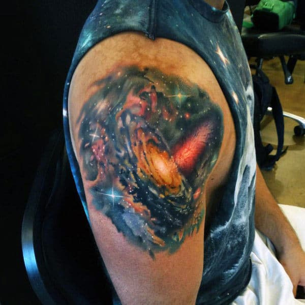 male-quarter-sleeve-universe-tattoo