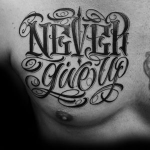 Top 30 Typography Tattoos For Men