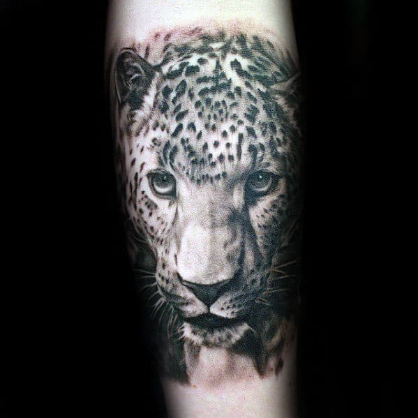 awesome-male-forearm-sleeve-cheetah-head-tattoos