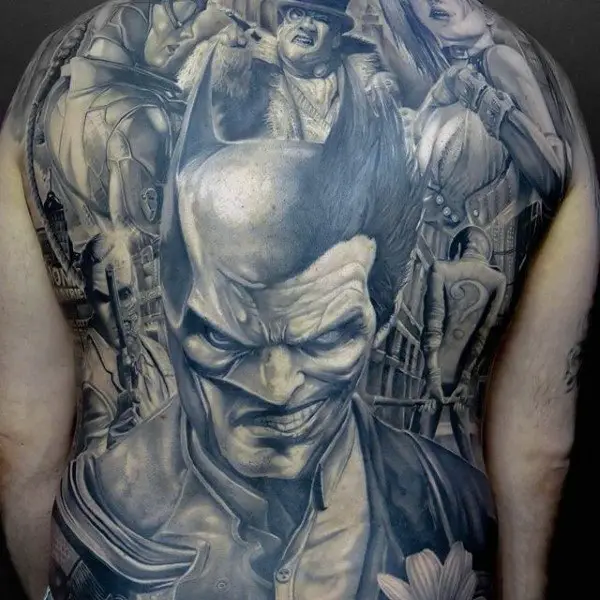 Killer Ink Tattoo on Twitter Incredible Batman themed sleeve by Alex  Wright using killerinktattoo supplies killerink tattoo tattoos  bodyart ink tattooartist tattooart batmantattoo thejoker joker bane  scarecrow thepenguin penguin 