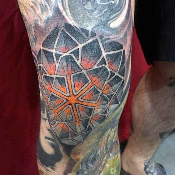 geometric-optical-illusion-mens-tattoo-on-leg