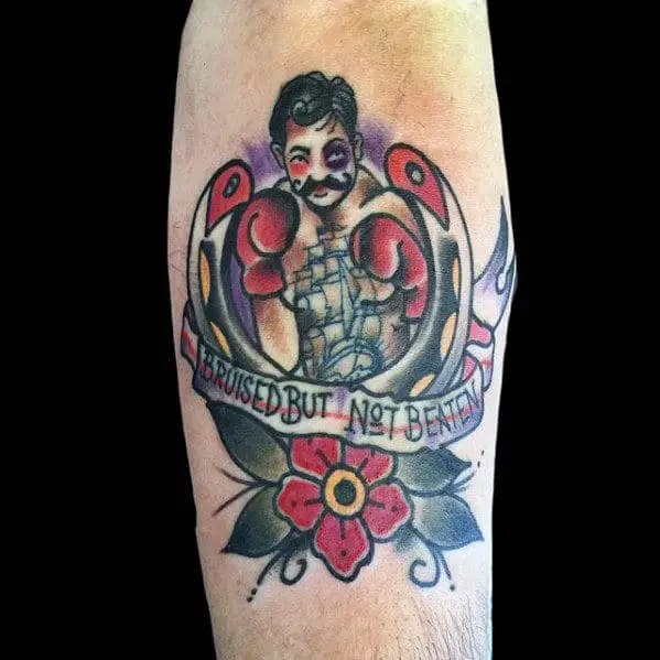 guy-with-inner-forearm-horseshoe-traditional-boxer-tattoo