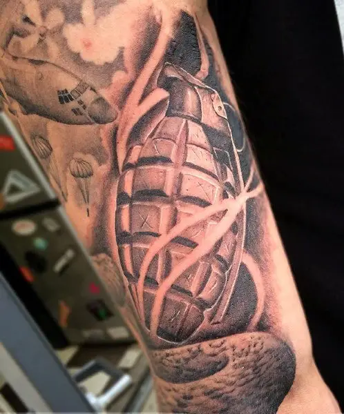 masculine-grenade-forearm-tattoo-designs-for-men